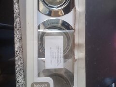 Set 3 spoturi Downlights Philips Massive (Halogen 230V GU10)